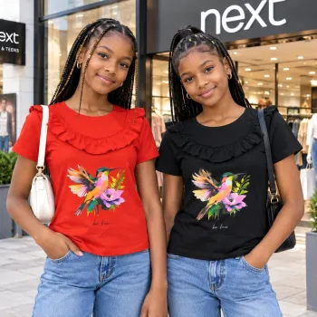 NEXT Girls Design T-Shirt Short Sleeve Wholesale Bangladesh