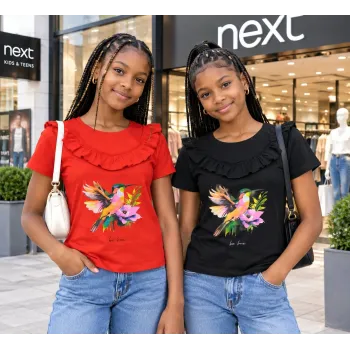 NEXT Girls Design T-Shirt Short Sleeve Wholesale Bangladesh