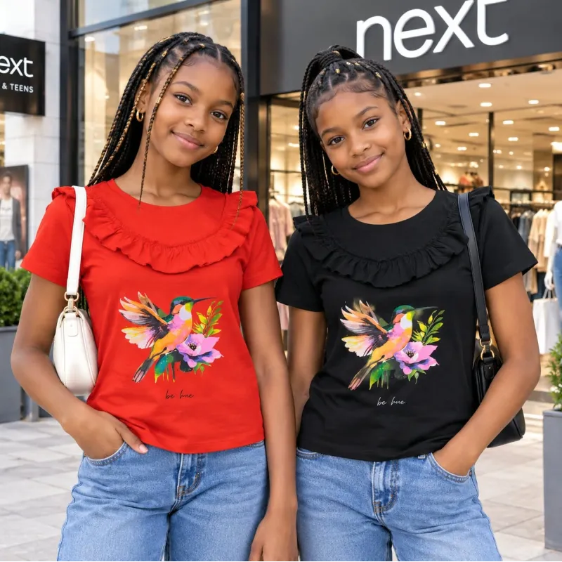 NEXT Girls Design T-Shirt Short Sleeve Wholesale Bangladesh NEXT Girls Design T-Shirt Short Sleeve Wholesale Bangladesh