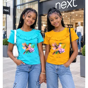 NEXT Girls Design T-Shirt Short Sleeve Wholesale Bangladesh