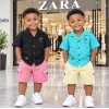 ZARA Boys Top Button Shirt Set Wholesale Bangladesh