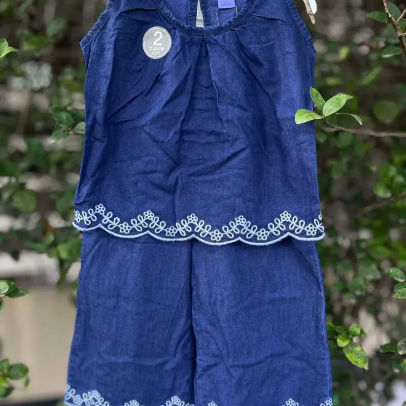 Girls' Premium Two-Piece Top-Button Set — Wholesale Bangladesh