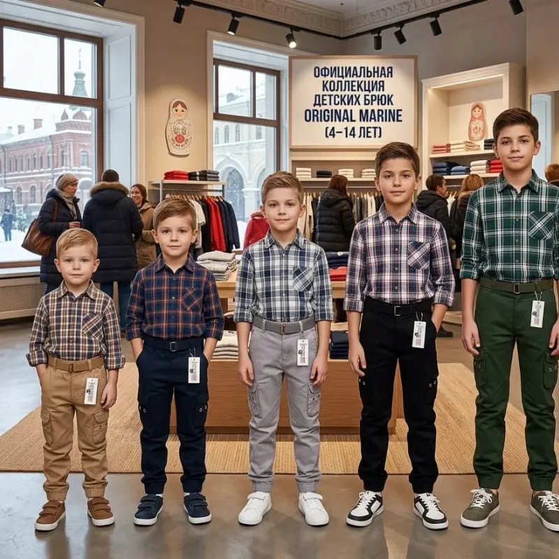 Boys' Stretch Cargo Chino Pant — Wholesale Bangladesh