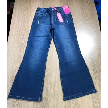 Girls' Palazzo Spandex Jeans (4–14 Years) — Wholesale Bangladesh