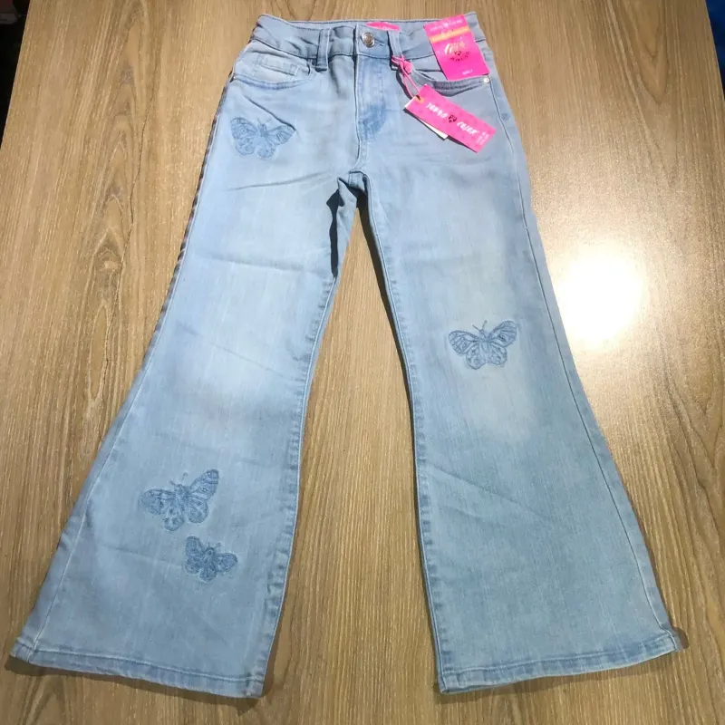 Girls' Palazzo Spandex Jeans (4–14 Years) — Wholesale Bangladesh