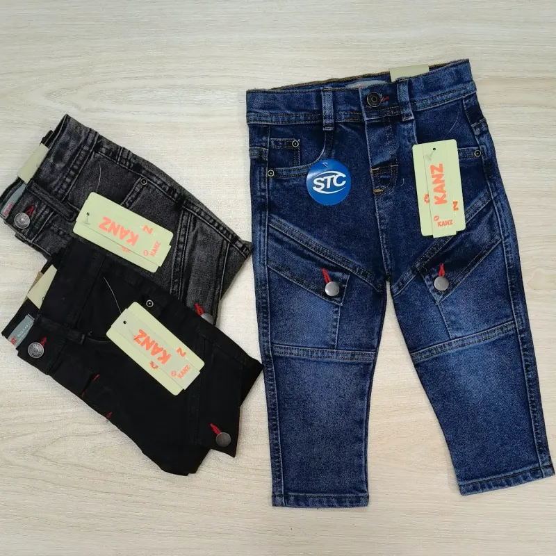 Baby Boys' Spandex Denim Cargo Pant — Wholesale Bangladesh