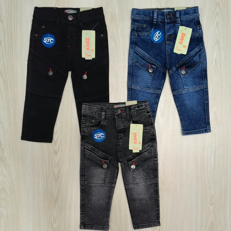 Baby Boys' Spandex Denim Cargo Pant — Wholesale Bangladesh