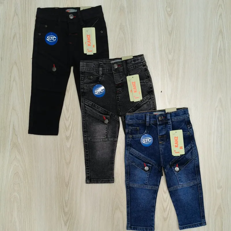 Baby Boys' Spandex Denim Cargo Pant — Wholesale Bangladesh