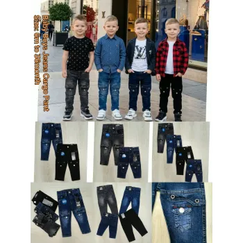Baby Boys' Spandex Denim Cargo Pant — Wholesale Bangladesh