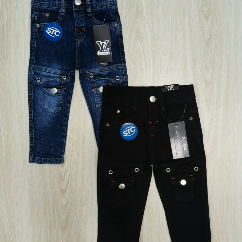 Baby Boys' Spandex Denim Cargo Pant — Wholesale Bangladesh