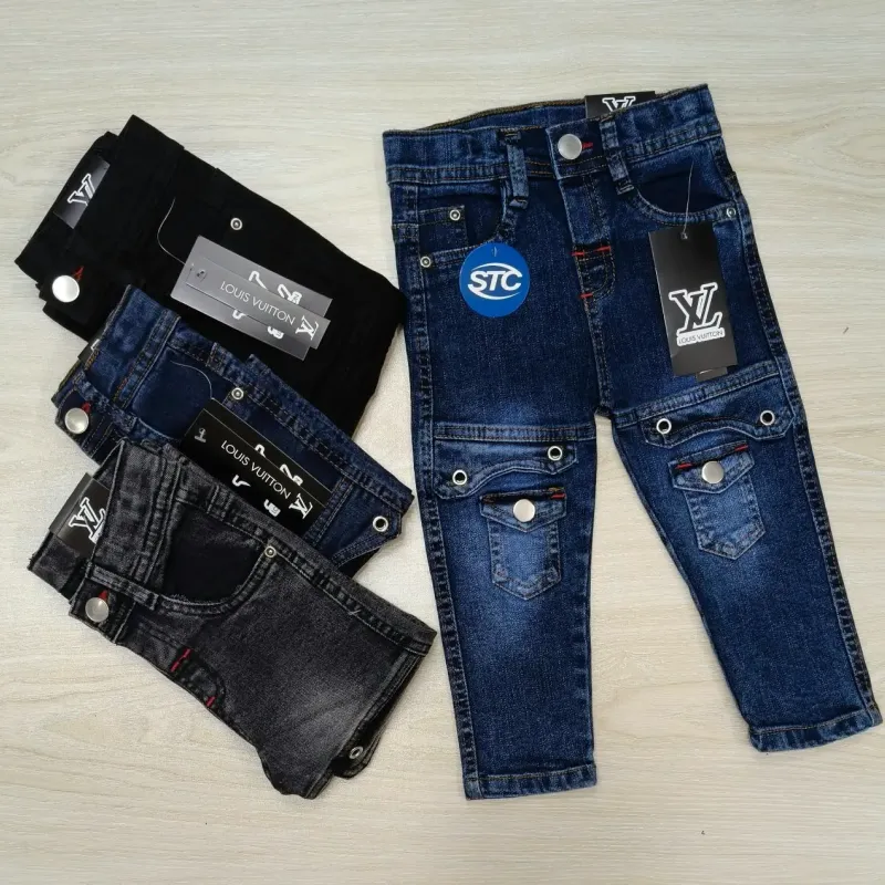 Baby Boys' Spandex Denim Cargo Pant — Wholesale Bangladesh