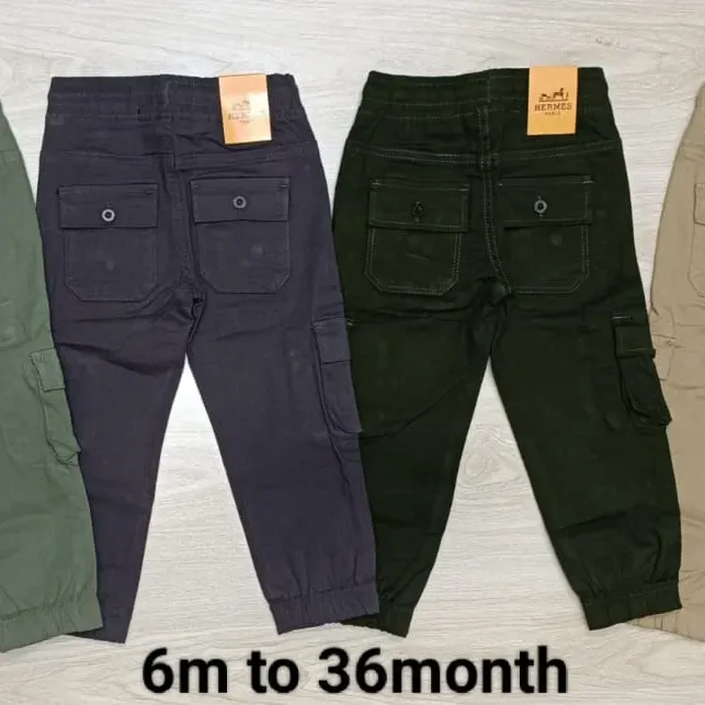 Baby Boys' Cotton-Spandex Chino Cargo Jogger Pant — Wholesale Bangladesh Baby Boys' Cotton-Spandex Chino Cargo Jogger Pant — Wholesale Bangladesh