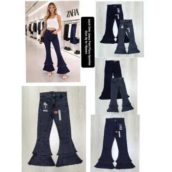 Girls' Premium Palazzo Spandex Jeans — Wholesale Bangladesh