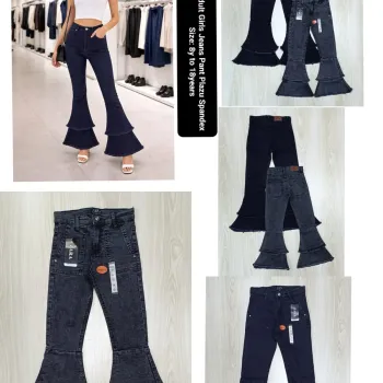 Girls' Premium Palazzo Spandex Jeans — Wholesale Bangladesh