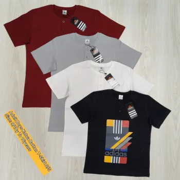 Boys' Premium Short-Sleeve Button T-Shirt (9-16 Years) — Wholesale Bangladesh Boys' Premium Short-Sleeve Button T-Shirt (9-16 Years) — Wholesale Bangladesh