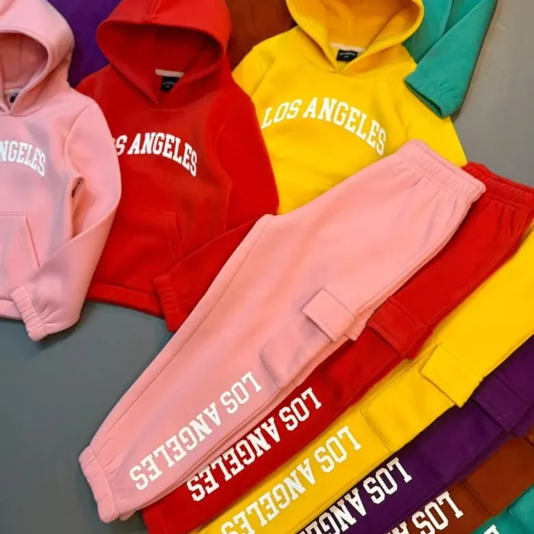Boys' & Girls' Premium 2-Piece Cargo Hoodie Set (2Y-12Y) — Wholesale Bangladesh