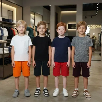 Boys Premium Solid Terry Cargo Short Pant Wholesale Bangladesh