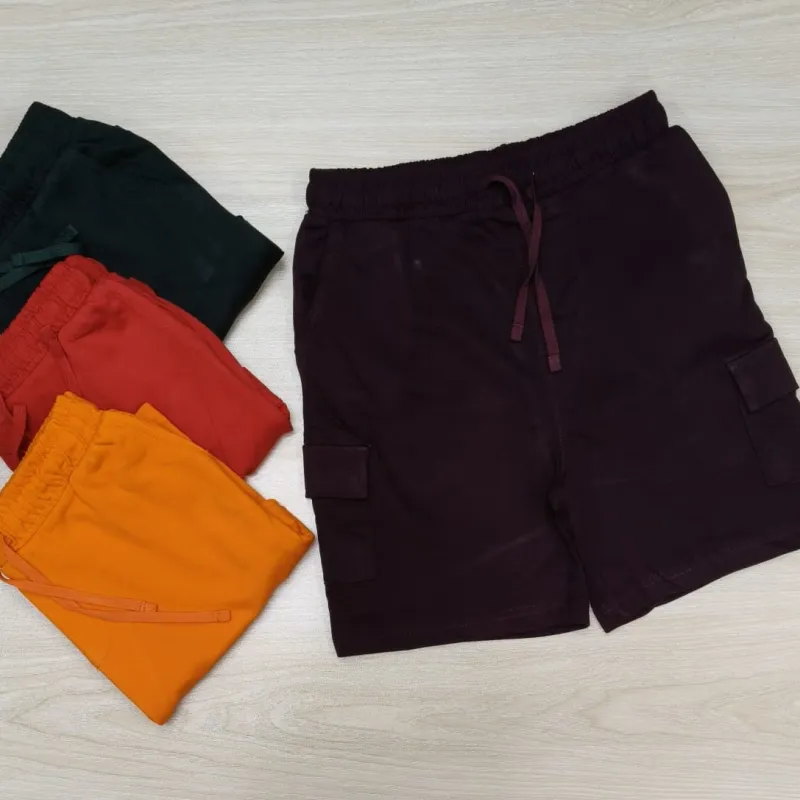 Boys Premium Solid Terry Cargo Short Pant Wholesale Bangladesh