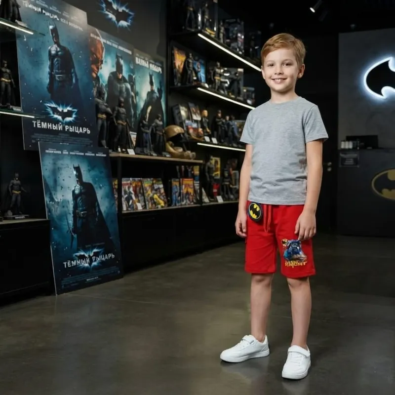 BATMAN Boys Premium Terry Cargo Short Pant Wholesale Bangladesh