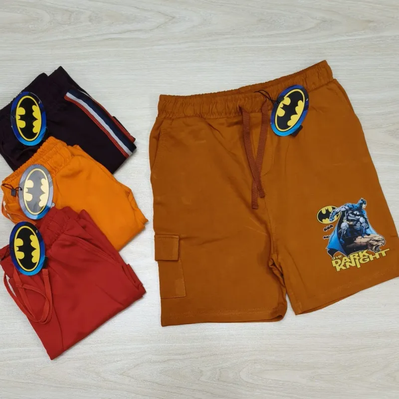 BATMAN Boys Premium Terry Cargo Short Pant Wholesale Bangladesh