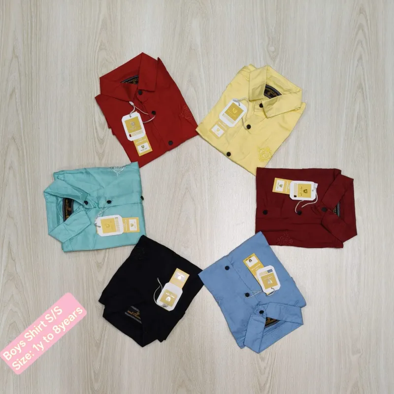 Boys Short Sleeve Shirt Wholesale Bangladesh