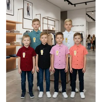 Boys Short Sleeve Shirt Wholesale Bangladesh