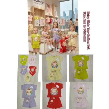 Baby Girls Top Button Set Wholesale Bangladesh