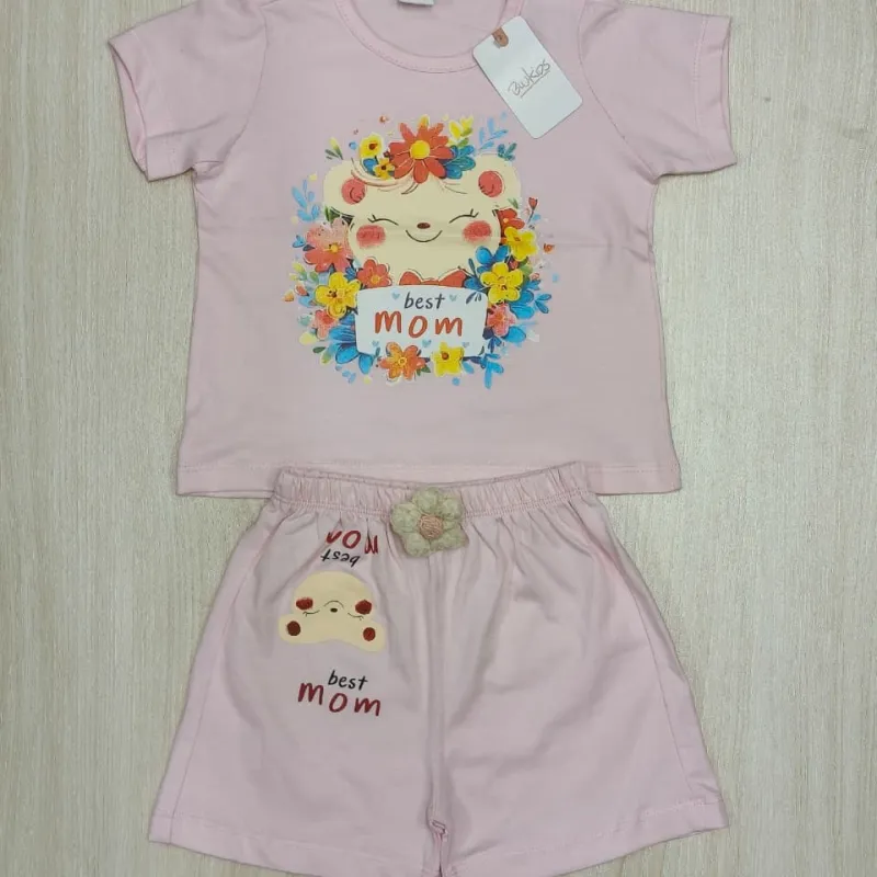 Baby Girls Top Button Set Wholesale Bangladesh