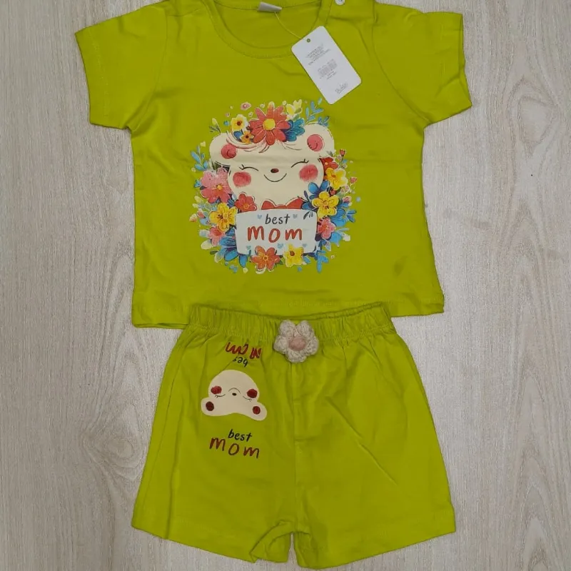 Baby Girls Top Button Set Wholesale Bangladesh