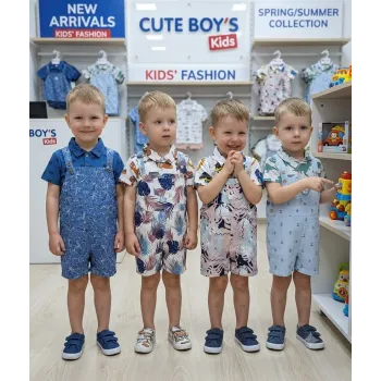 CUTE BOYS Kids Fancy Romper Set Wholesale Bangladesh