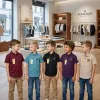 Boys Cherry Short Sleeve Shirt Wholesale Bangladesh