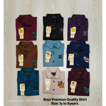 Boys Cherry Short Sleeve Shirt Wholesale Bangladesh