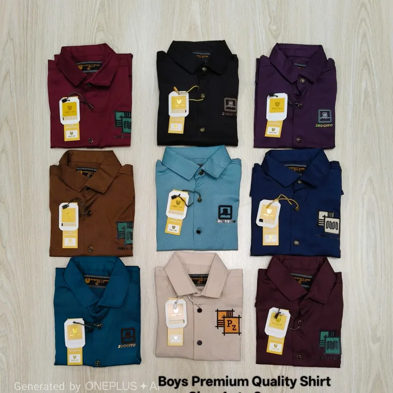 Boys Cherry Short Sleeve Shirt Wholesale Bangladesh