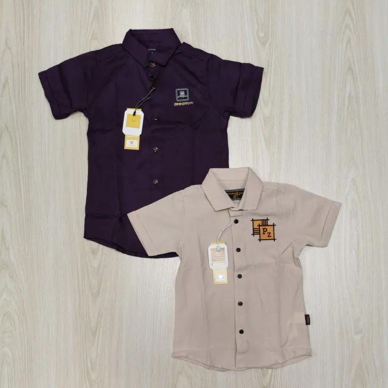 Boys Cherry Short Sleeve Shirt Wholesale Bangladesh