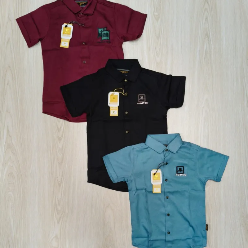 Boys Cherry Short Sleeve Shirt Wholesale Bangladesh