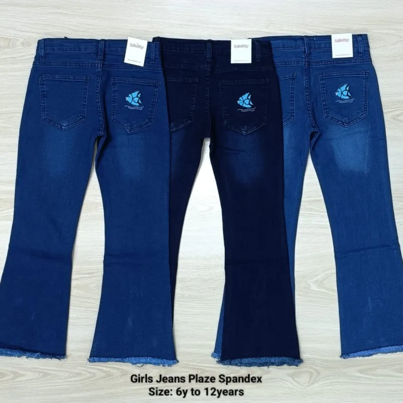 Hello Kitty Girls Jeans Palazzo Spandex Pant Wholesale Bangladesh