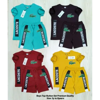 Lacoste Boys Premium Top Bottom Set Wholesale Bangladesh