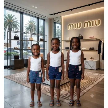 MIU MIU Girls Jeans Spandex Short Pant Wholesale Bangladesh