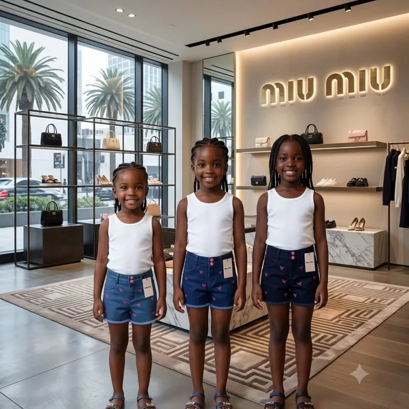 MIU MIU Girls Jeans Spandex Short Pant Wholesale Bangladesh