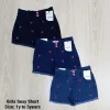 MIU MIU Girls Jeans Spandex Short Pant Wholesale Bangladesh