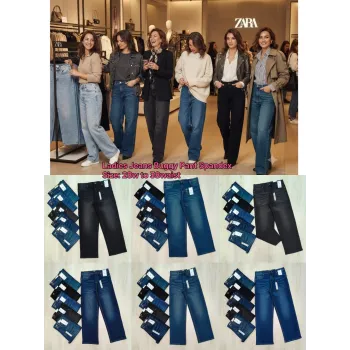 Zara Women's Exclusive Buggy Jeans Pant Wholesale – Everywear Bangladesh Ltd