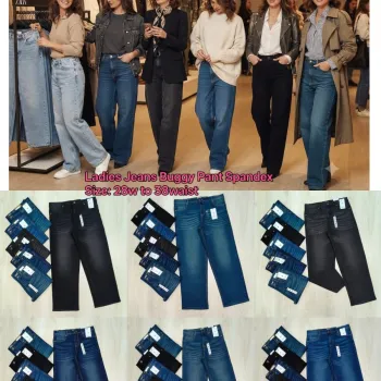 Zara Women's Exclusive Buggy Jeans Pant Wholesale – Everywear Bangladesh Ltd