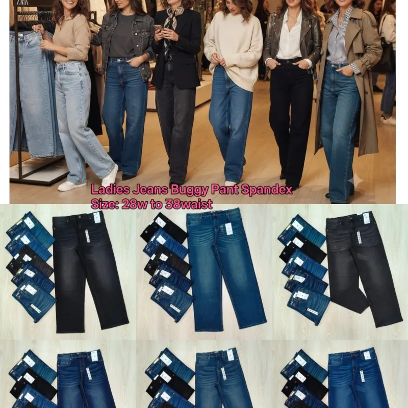 Zara Women's Exclusive Buggy Jeans Pant Wholesale – Everywear Bangladesh Ltd