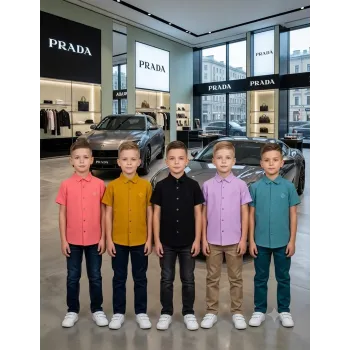 Boys Zafran Short Sleeve Shirt Wholesale Bangladesh