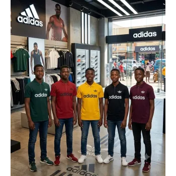 adidas Adult Boys Premium Zipper Polo Shirt Wholesale Bangladesh