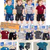 Baby Boys' Premium 2-Piece T-Shirt & Denim Shorts Set (3-36 Months) — Wholesale Bangladesh