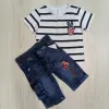 Baby Boys' Premium 2-Piece T-Shirt & Denim Shorts Set (3-36 Months) — Wholesale Bangladesh