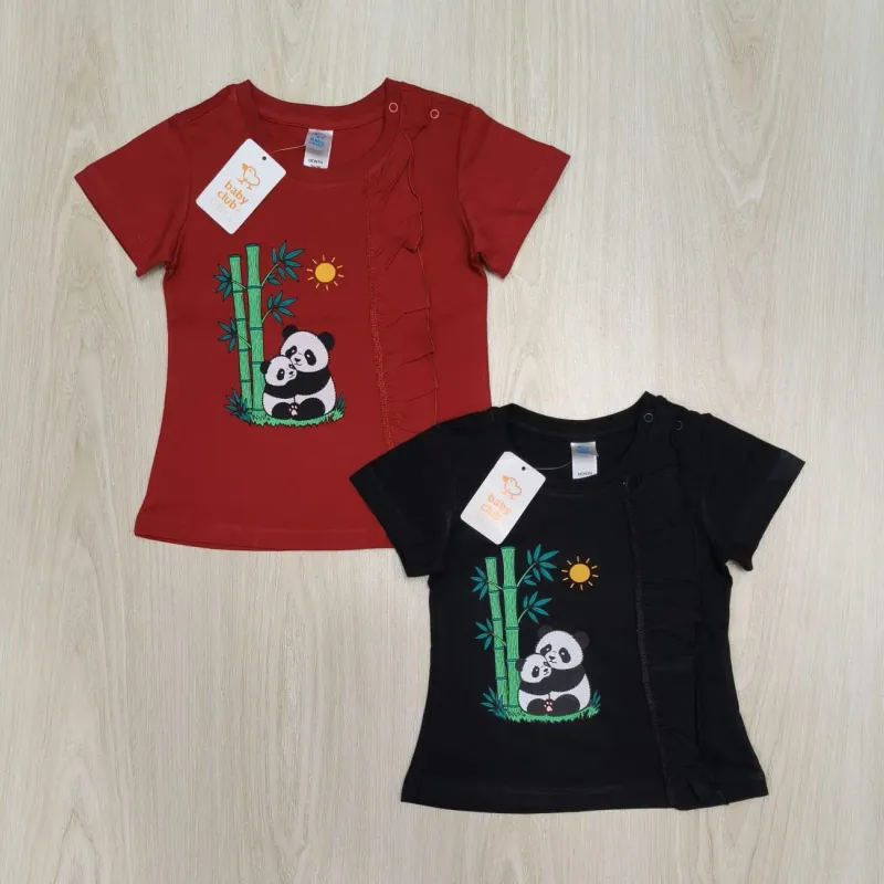 Baby Girls' Premium Cotton Short-Sleeve Design T-Shirt (3-36 Months) — Wholesale Bangladesh