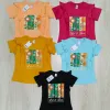 Girls' Premium Cotton Design Short-Sleeve T-Shirt (2-8 Years) — Wholesale Bangladesh