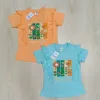 Girls' Premium Cotton Design Short-Sleeve T-Shirt (2-8 Years) — Wholesale Bangladesh